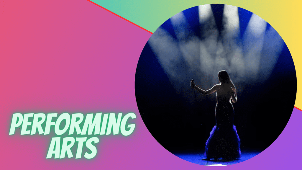 examples of artistic jobs also have performing arts.