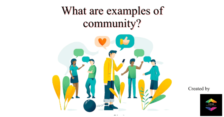 What Are Examples Of Community Vivid Examples