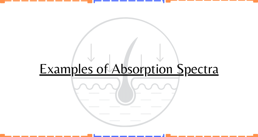 Examples of Absorption Spectra