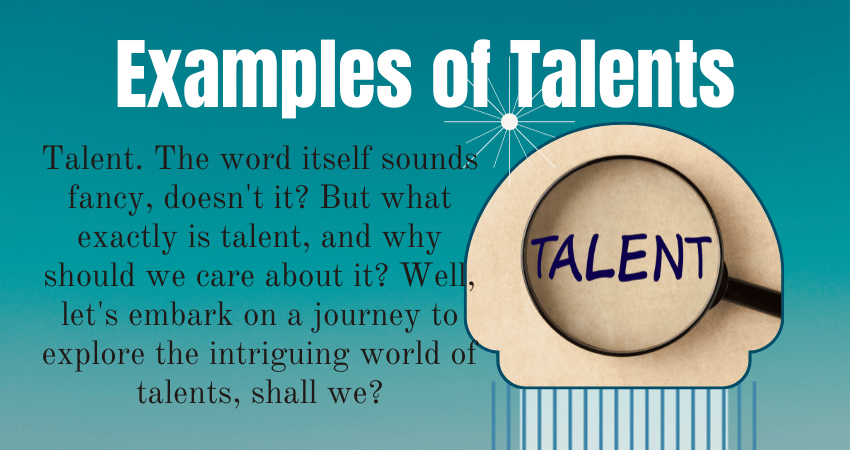 examples of talents