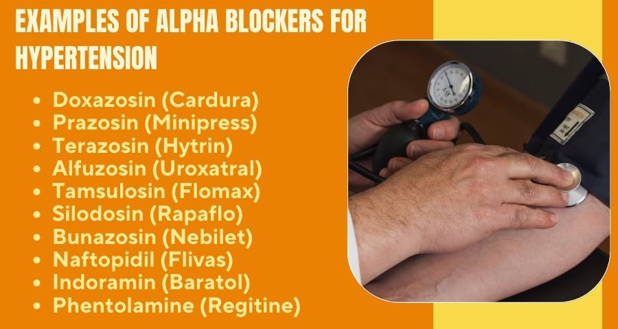 Examples of Alpha Blockers For Hypertension